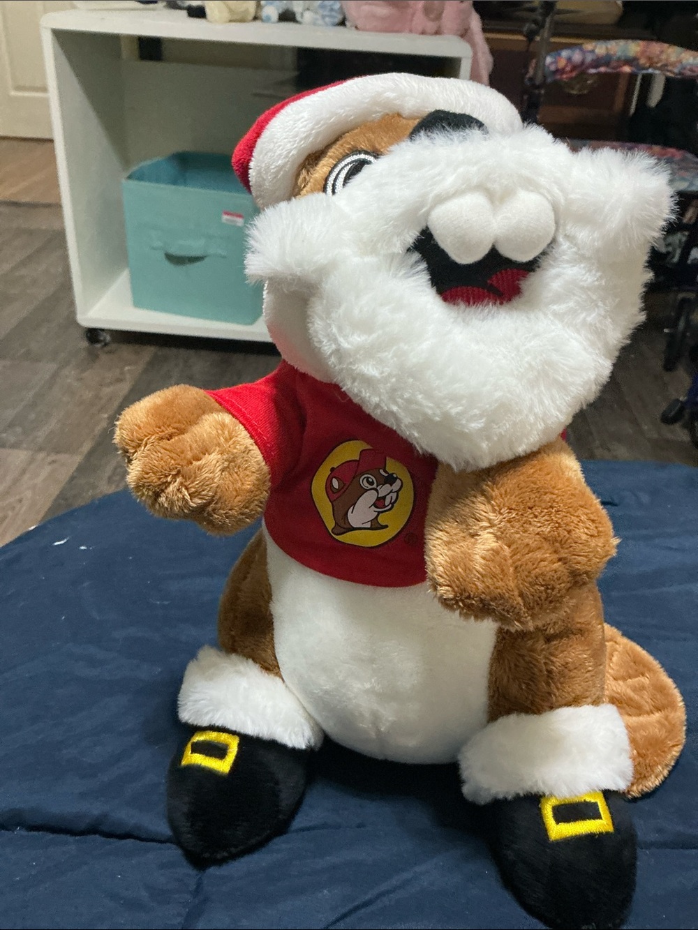 Buc-ee's Santa Beaver Christmas Plush Stuffed Animal Holiday Edition
